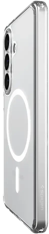 SPIGEN ULTRA HYBRID MAG dėklas, suderinamas su MagSafe, skirtas S26, skaidrus / baltas