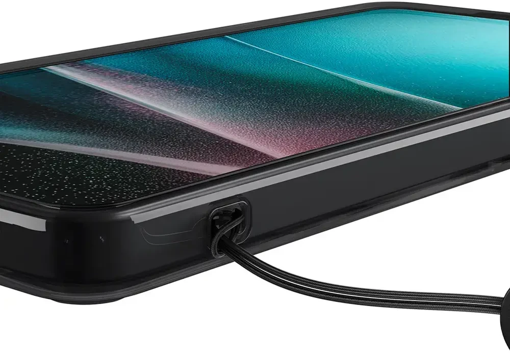 Spigen Ultra Hybrid Mag MagSafe dėklas skirtas Samsung Galaxy S26 Ultra Zero One – Clear Juodas