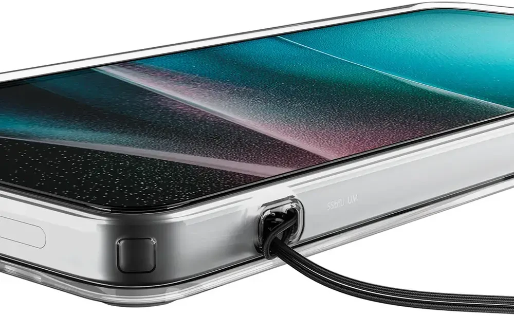 Spigen Ultra Hybrid Mag MagSafe dėklas skirtas Samsung Galaxy S26 Ultra – Clear and Baltas