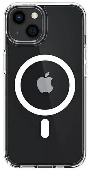 Spigen Ultra Hybrid (MagFit) dėklas skirtas Apple iPhone 13, spalva - Balta