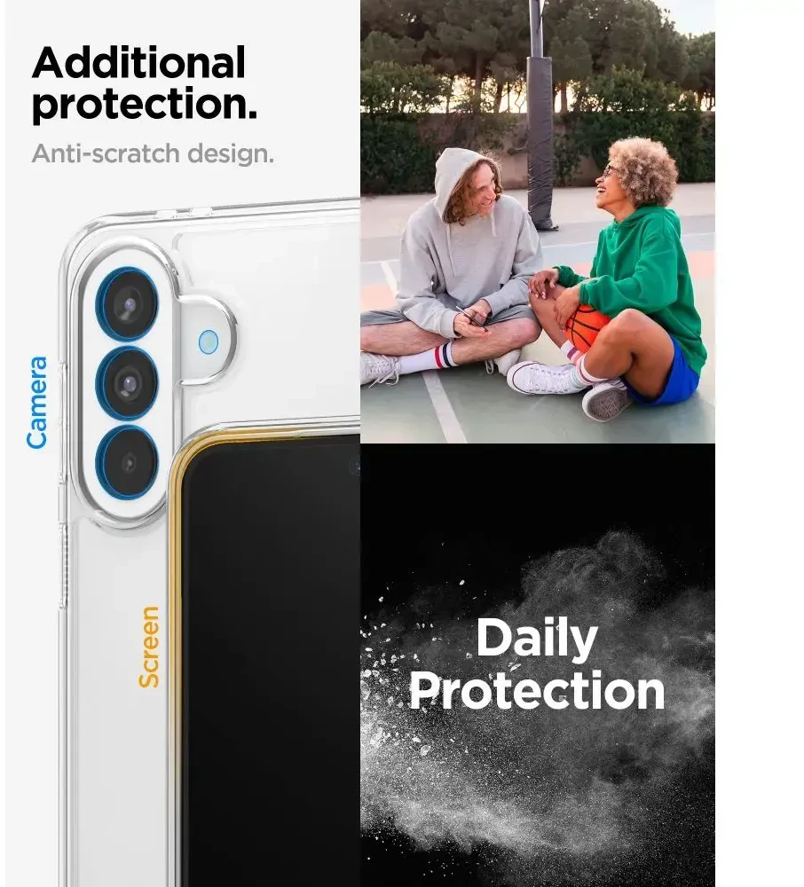 Dėklas „Spigen Ultra Hybrid Galaxy A37 5G“ krištolo skaidrumo