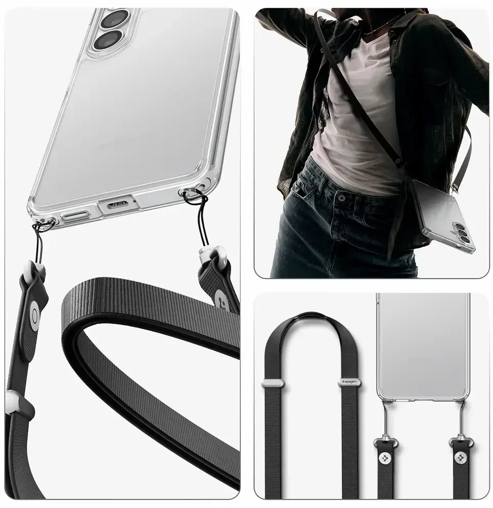 Spigen Ultra Hybrid dėklas skirtas Samsung Galaxy S26 – skaidrus