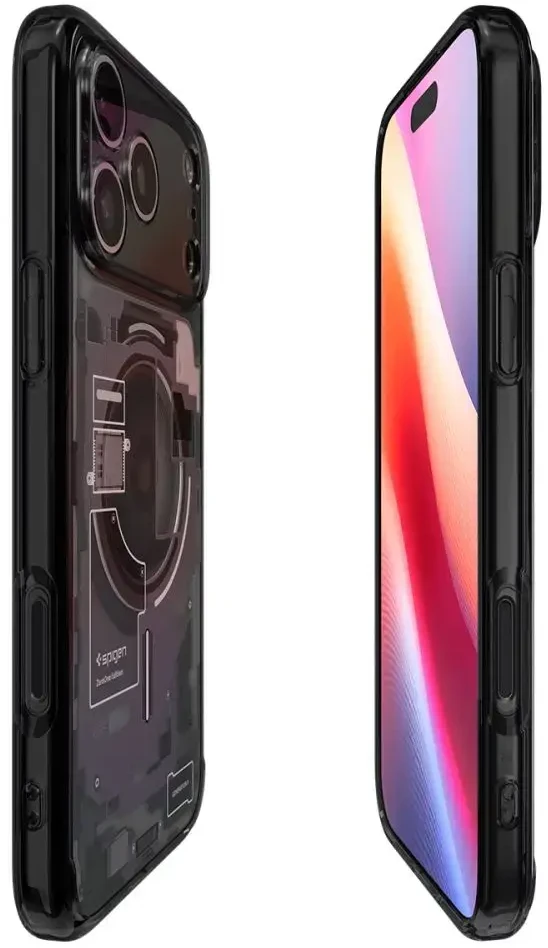 Dėklas Spigen Ultra Hybrid phone case with MagSafe support for Apple iPhone 17 Pro juodas