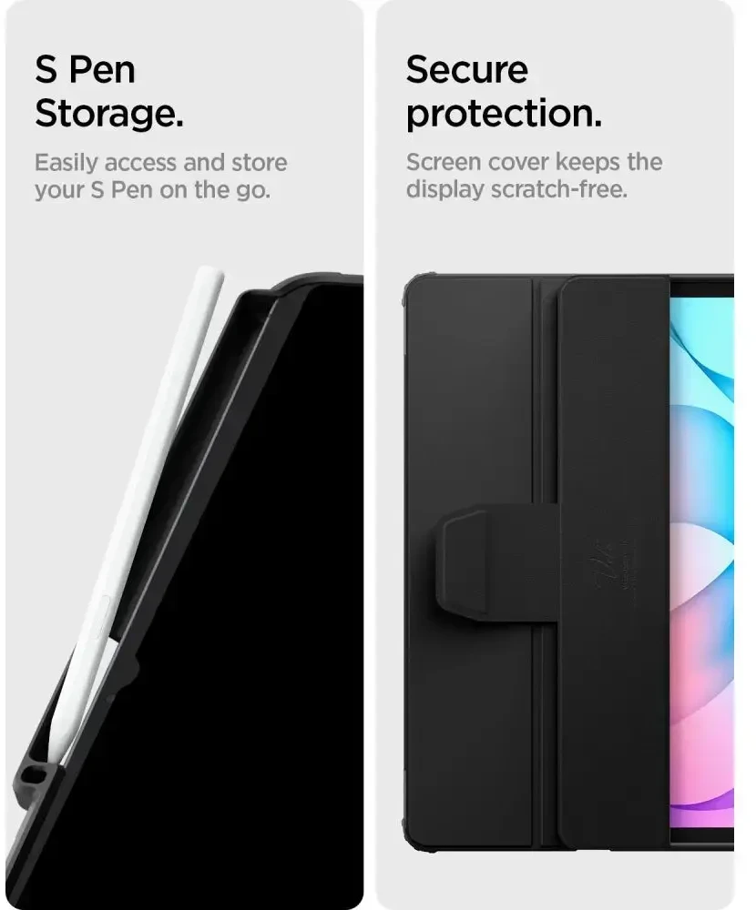 Spigen Ultra Hybrid ”PRO” do Galaxy TAB S12+ Plus 12.6 X840 / X846B juoda
