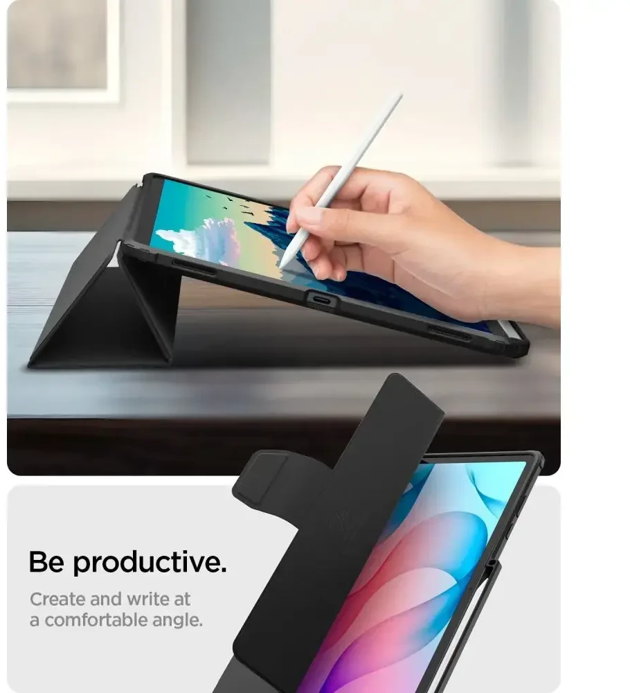 Spigen Ultra Hybrid ”PRO” do Galaxy TAB S12+ Plus 12.6 X840 / X846B juoda