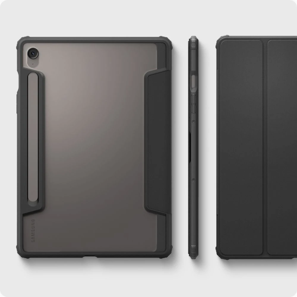 Spigen Ultra Hybrid Pro, juodos spalvos – Samsung Galaxy Tab S10 FE
