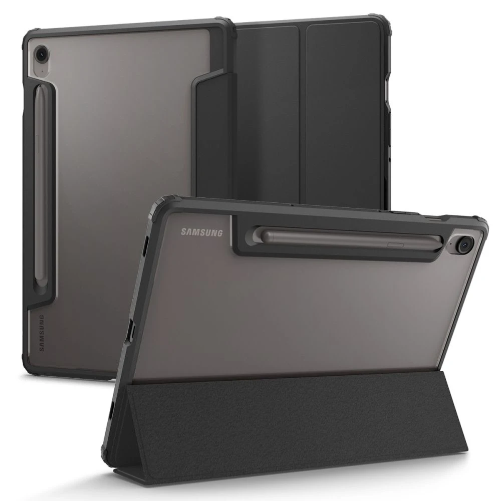 Spigen Ultra Hybrid Pro, juodos spalvos – Samsung Galaxy Tab S10 FE