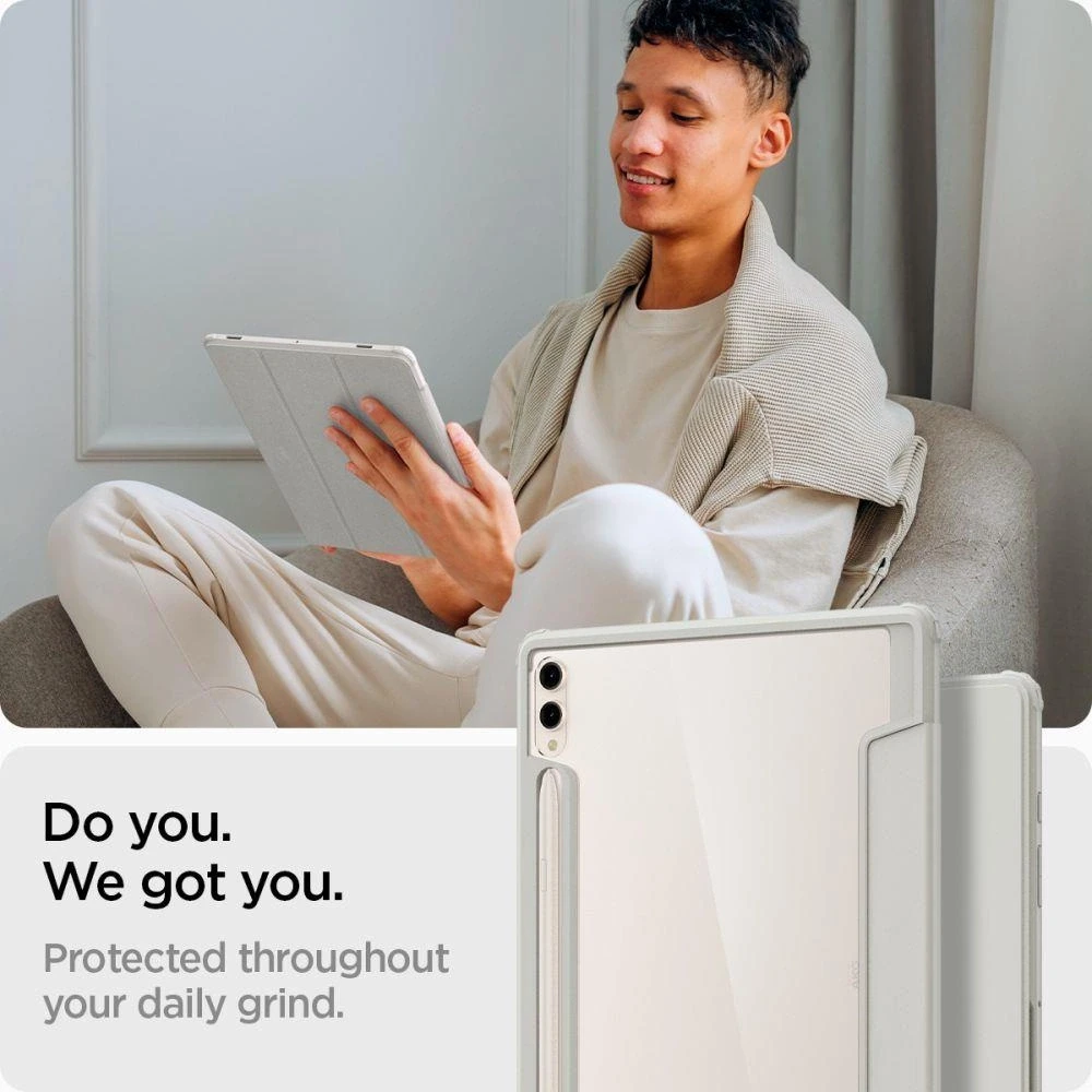 Spigen Ultra Hybrid Pro – Samsung Galaxy Tab S9+ 12.4Grey