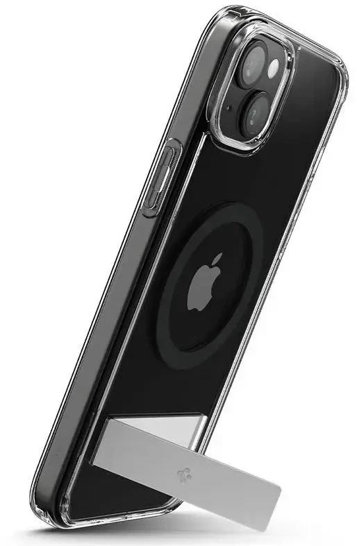 Spigen Ultra Hybrid S (MagFit) dėklas skirtas Apple iPhone 15 Plus, spalva - Crystal Clear
