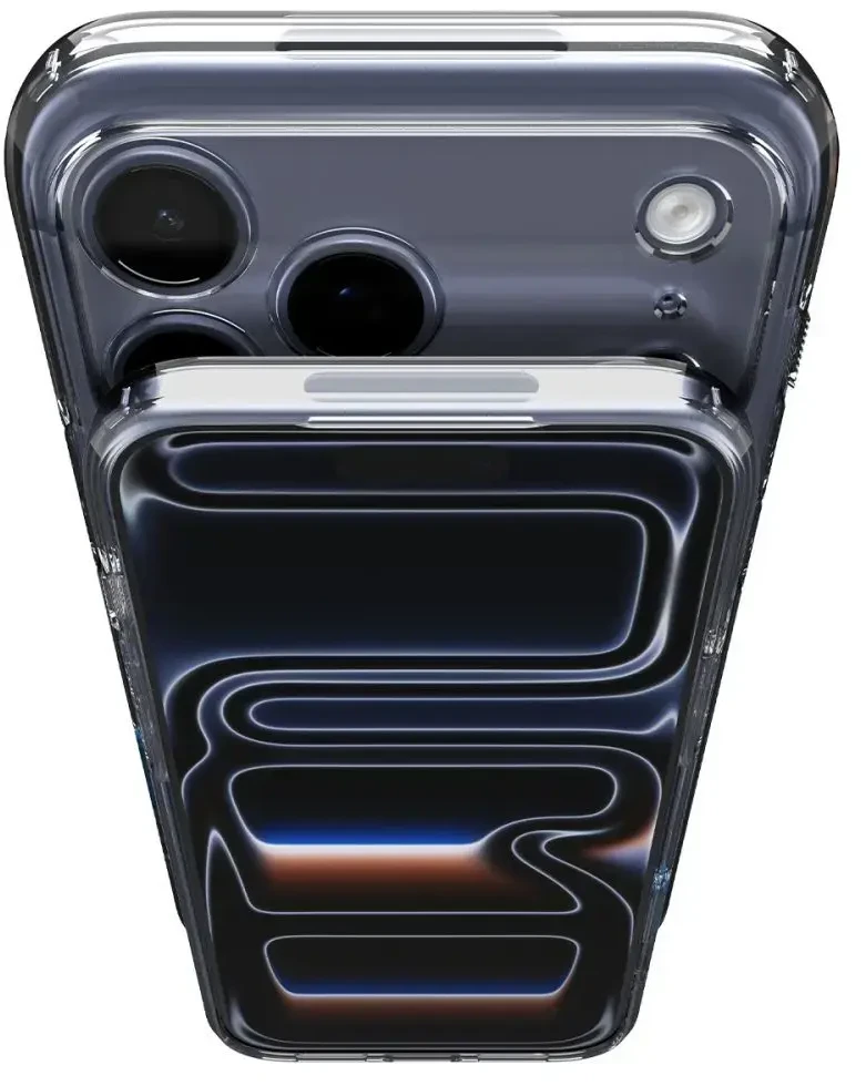 Spigen Ultra Hybrid „T“ Mag telefono dėklas su MagSafe palaikymu, skirtas iPhone 17 Pro, mėlynas