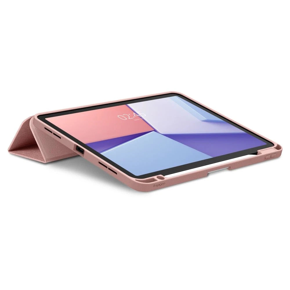 „Spigen Urban Fit“ dėklas Apple iPad Air 11 M3 2025 / M2 2024 / Apple iPad Air 10.9 5-4 kartos 2022-2020 rožinio aukso spalvos
