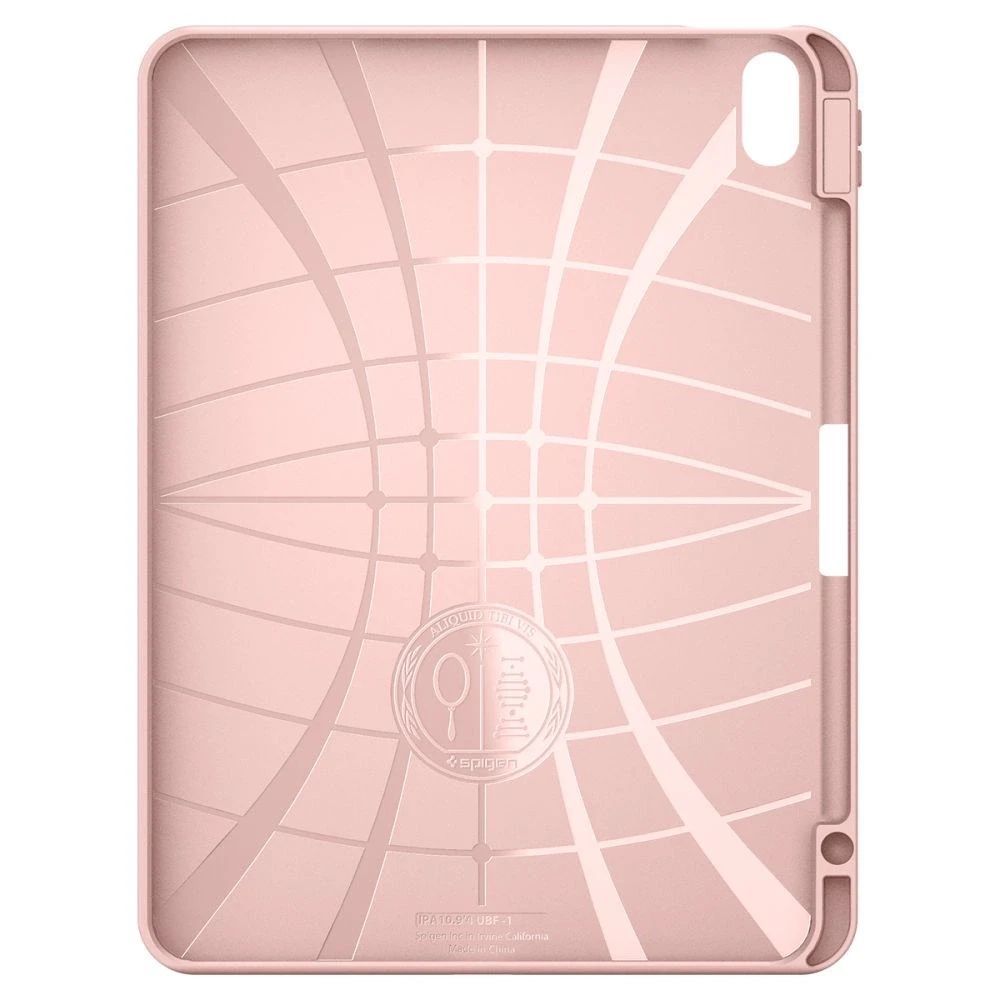 „Spigen Urban Fit“ dėklas Apple iPad Air 11 M3 2025 / M2 2024 / Apple iPad Air 10.9 5-4 kartos 2022-2020 rožinio aukso spalvos