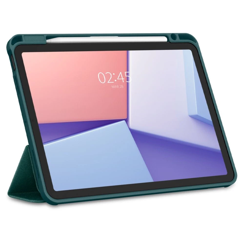 Spigen Urban Fit – dėklas skirtas Apple iPad Air 11 M3 2025 / M2 2024 / Apple iPad Air 10.9 5th-4th gen. 2022-2020 Midnight Žalias