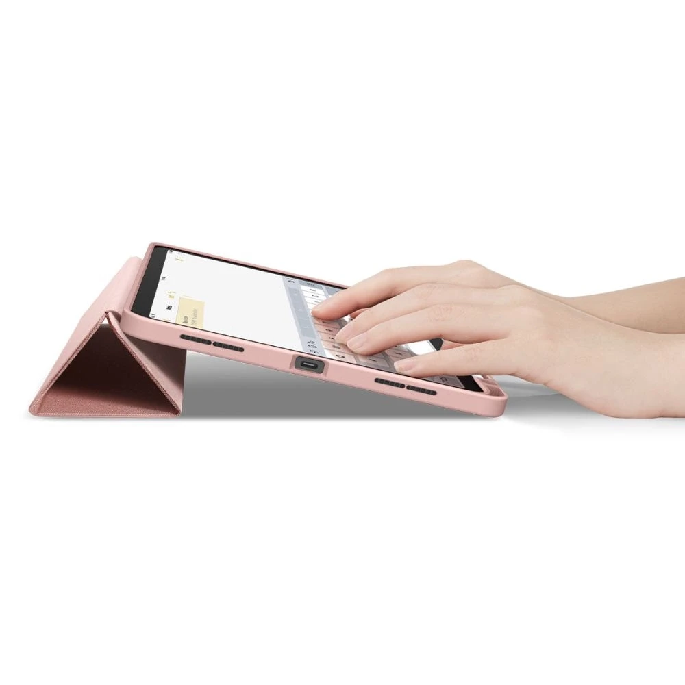 „Spigen Urban Fit“ dėklas Apple iPad Air 11 M3 2025 / M2 2024 / Apple iPad Air 10.9 5-4 kartos 2022-2020 rožinio aukso spalvos