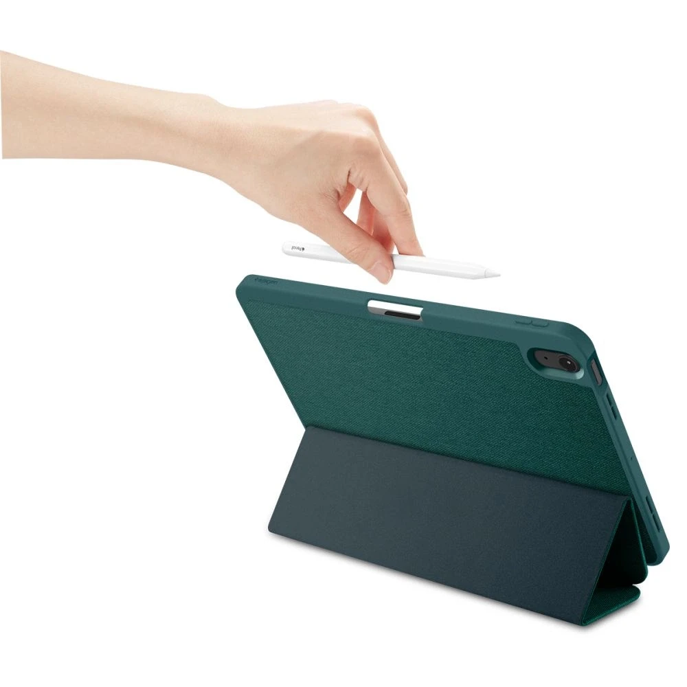 Spigen Urban Fit – dėklas skirtas Apple iPad Air 11 M3 2025 / M2 2024 / Apple iPad Air 10.9 5th-4th gen. 2022-2020 Midnight Žalias