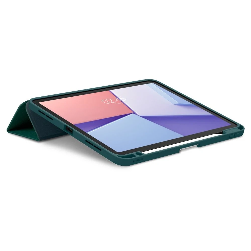 Spigen Urban Fit – dėklas skirtas Apple iPad Air 11 M3 2025 / M2 2024 / Apple iPad Air 10.9 5th-4th gen. 2022-2020 Midnight Žalias