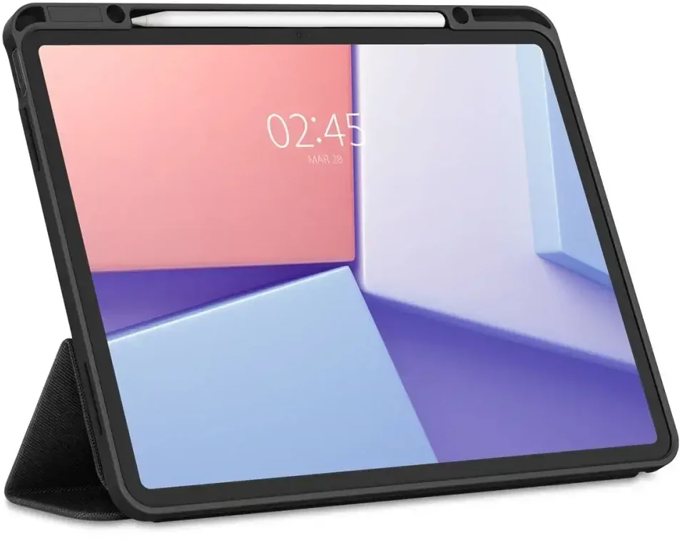 Spigen Urban Fit – dėklas skirtas iPad Air 13 M3 2025 / M2 2024 Juodas