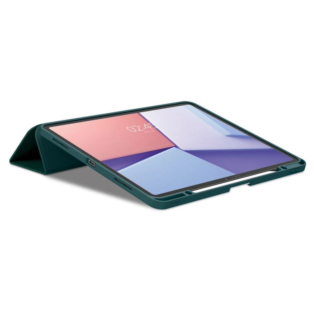 Spigen Urban Fit, midnight žalias – Apple iPad Air 13″ 2024/2025/2026