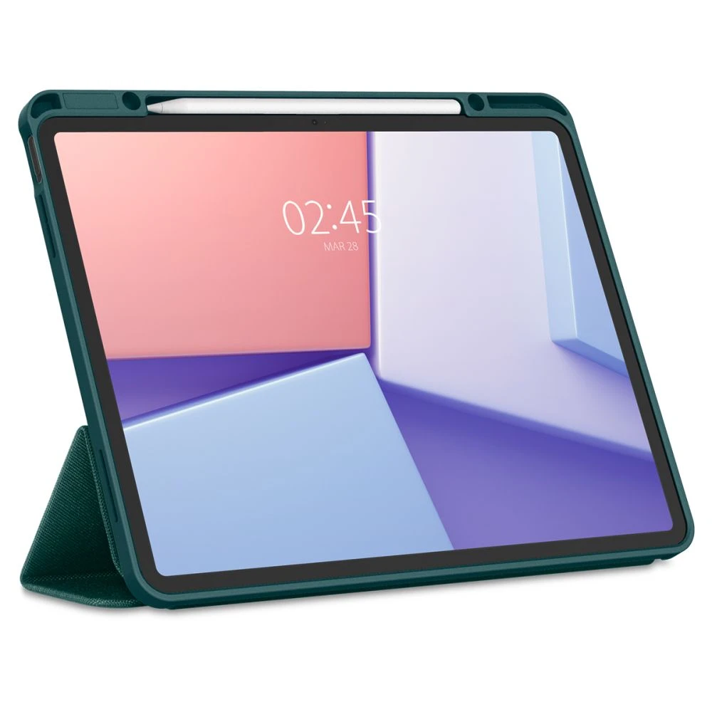 Spigen Urban Fit, midnight žalias – Apple iPad Air 13″ 2024/2025/2026