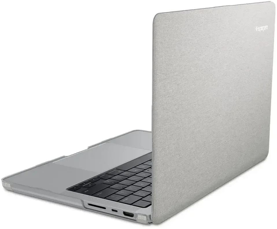 „Spigen Urban Fit“ dėklas, skirtas „MacBook Pro 16“ (2021 / 2023 / 2024 / 2025 / 2026) – pilkas