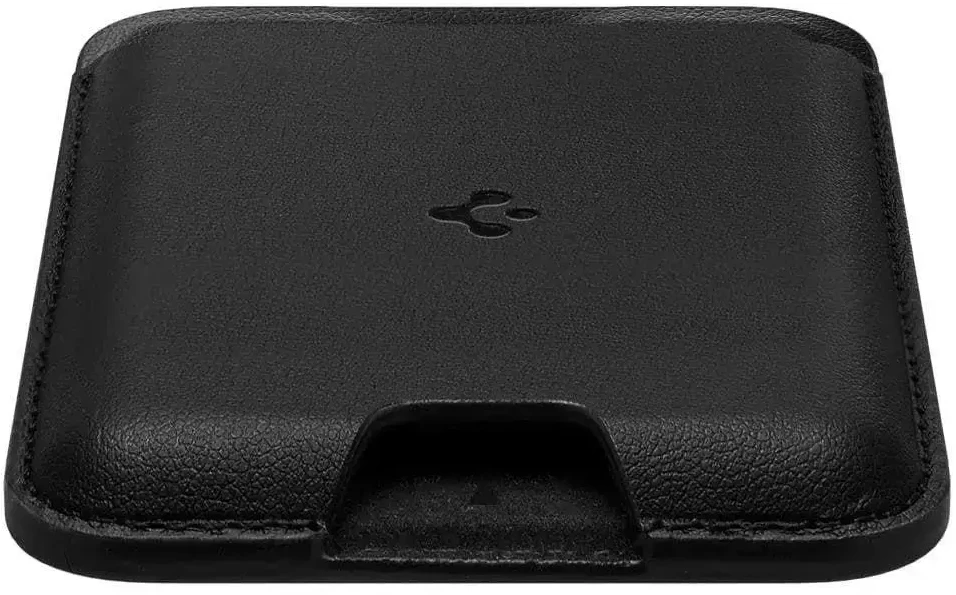 Dėklas Spigen VALENTINUS MAGSAFE UNIVERSAL MAGNETIC CARD HOLDER juodos spalvos