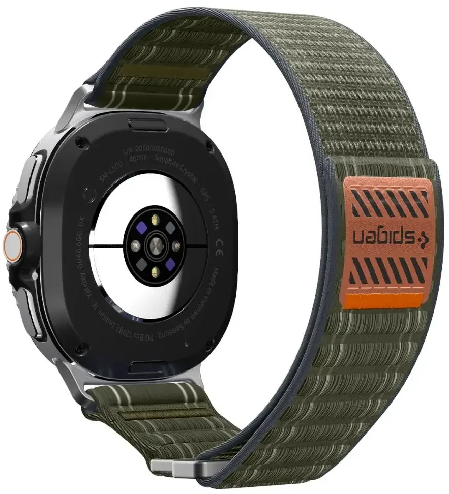 Spigen WBF0 apyrankė skirta Samsung Galaxy Watch 40/44/46 mm – žalios spalvos