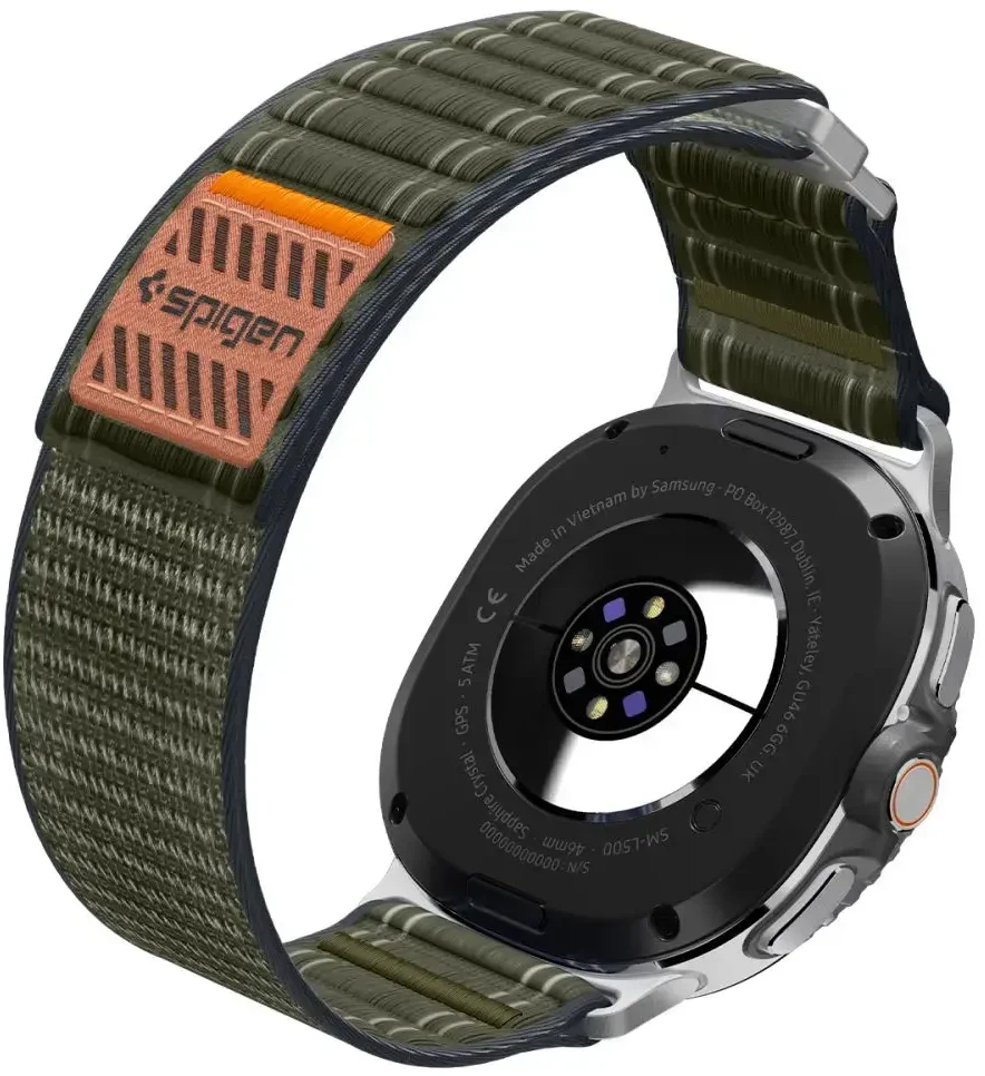 Spigen WBF0 apyrankė skirta Samsung Galaxy Watch 40/44/46 mm – žalios spalvos
