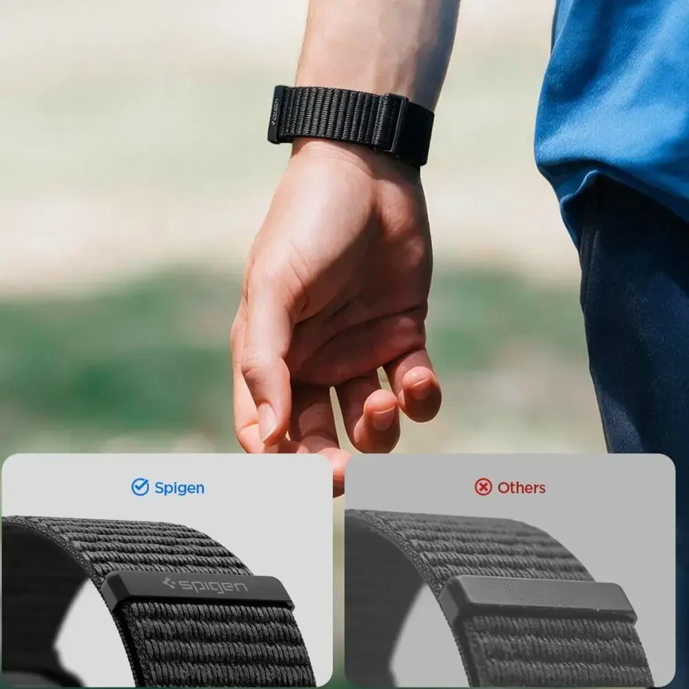 Spigen WBF01 apyrankė, skirta Apple Watch 44 / 45 / 46 / 49 mm - juoda