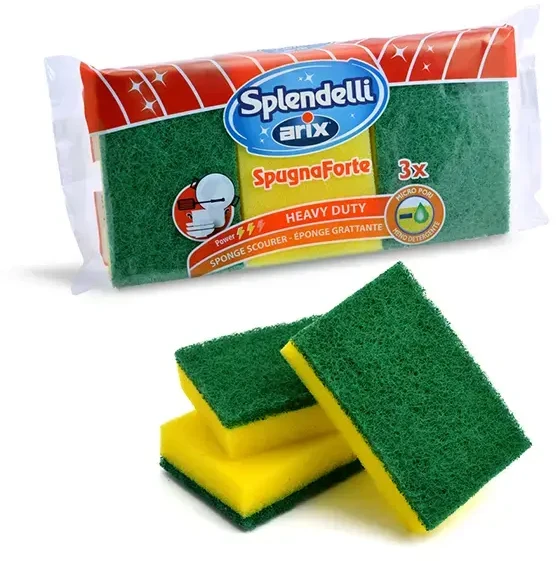 Splendelli Indų plovimo kempinė Sintetinė 9.9x6.6cm 3 vnt.