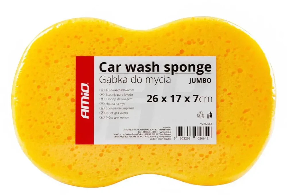 Amio Automobilio plovimo kempinė JUMBO 26×17×7 cm