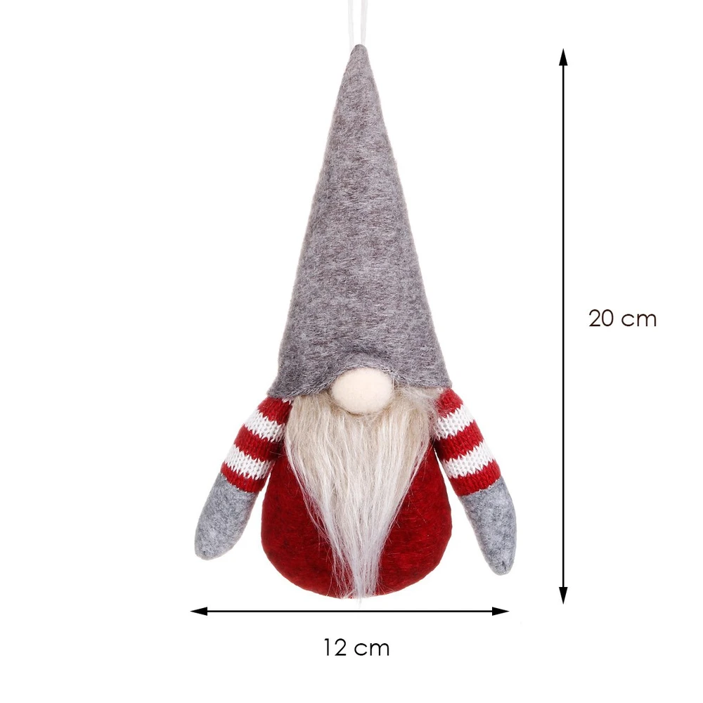 Kalėdinė puošmena Springos 20 cm raudona
