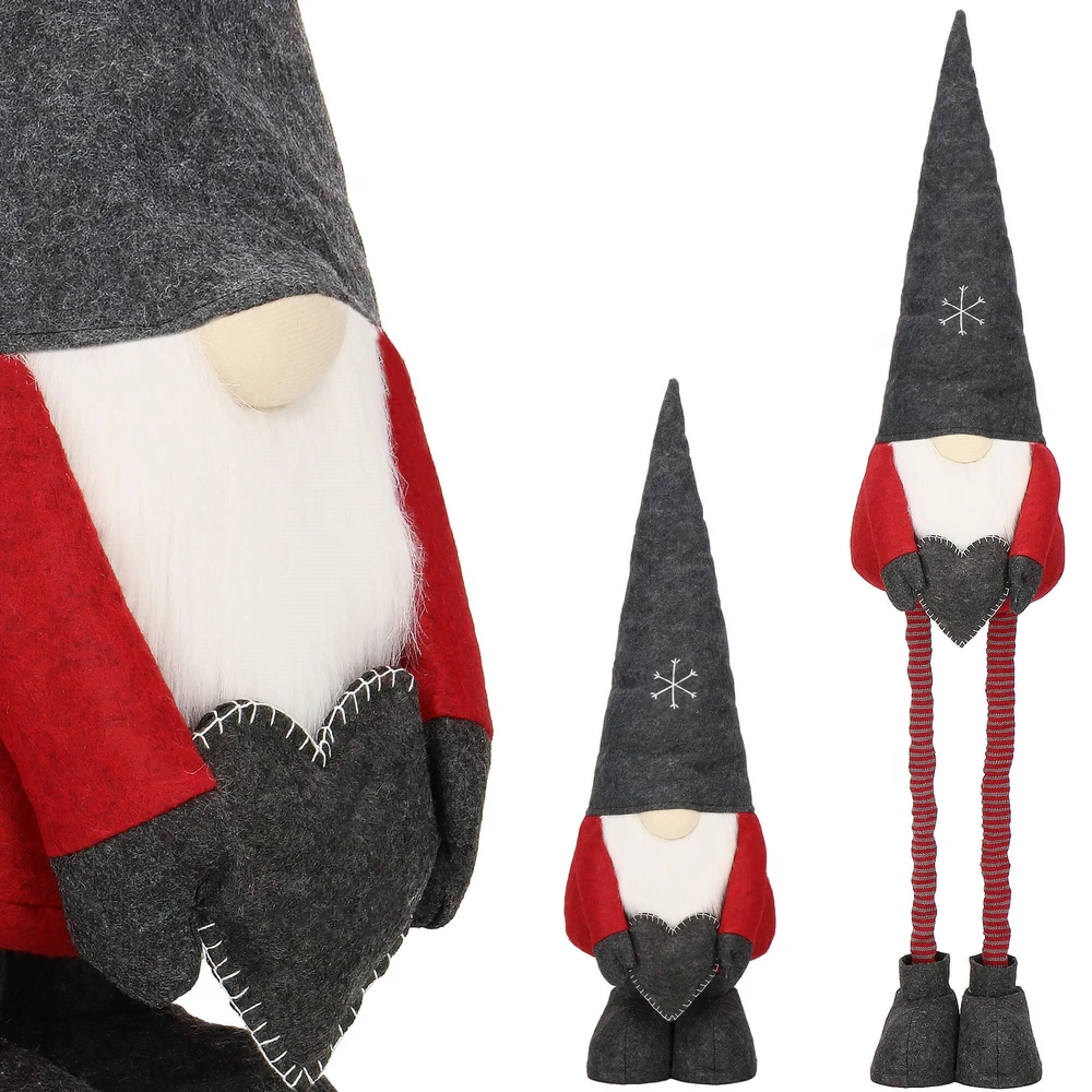 Kalėdinė Puošmena Springos Nykštukas su Širdimi