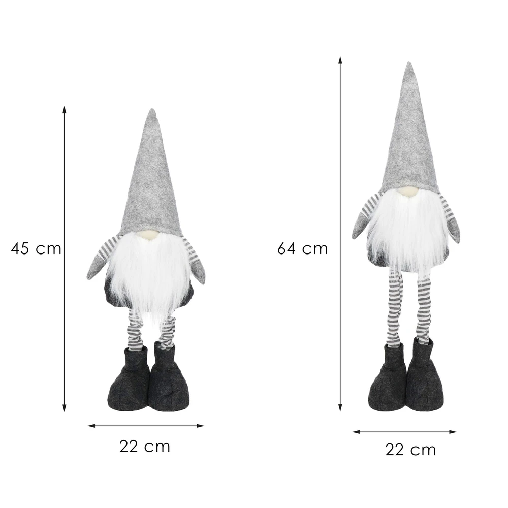 Kalėdinė puošmena Nykštukas Springos 60 cm