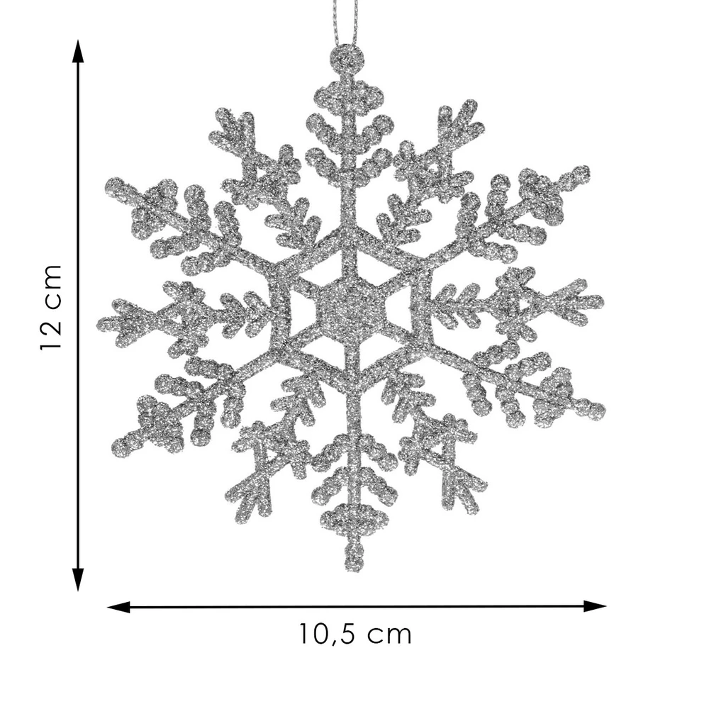 Kalėdinės puošmenos Springos 12 cm, 3 vnt.