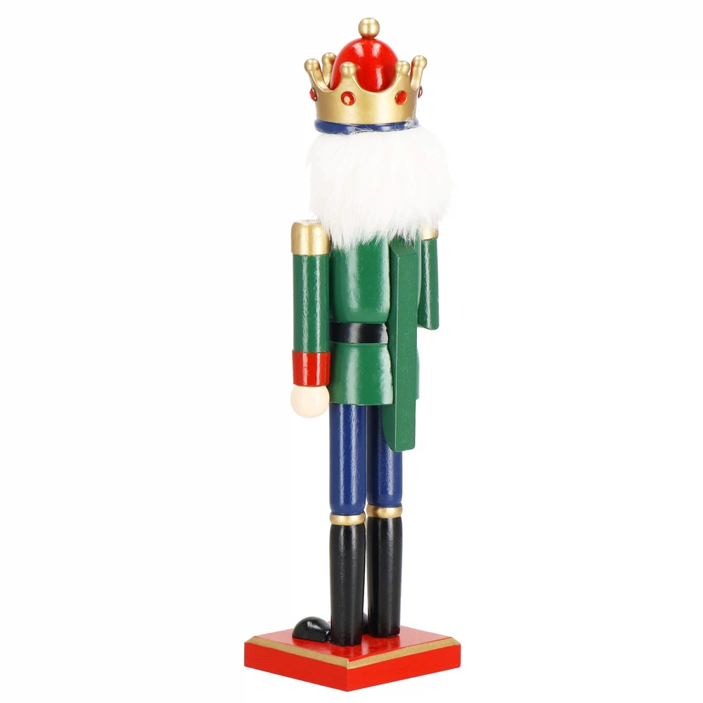 Kalėdinė dekoracija Spragtukas Springos 38 cm medinė