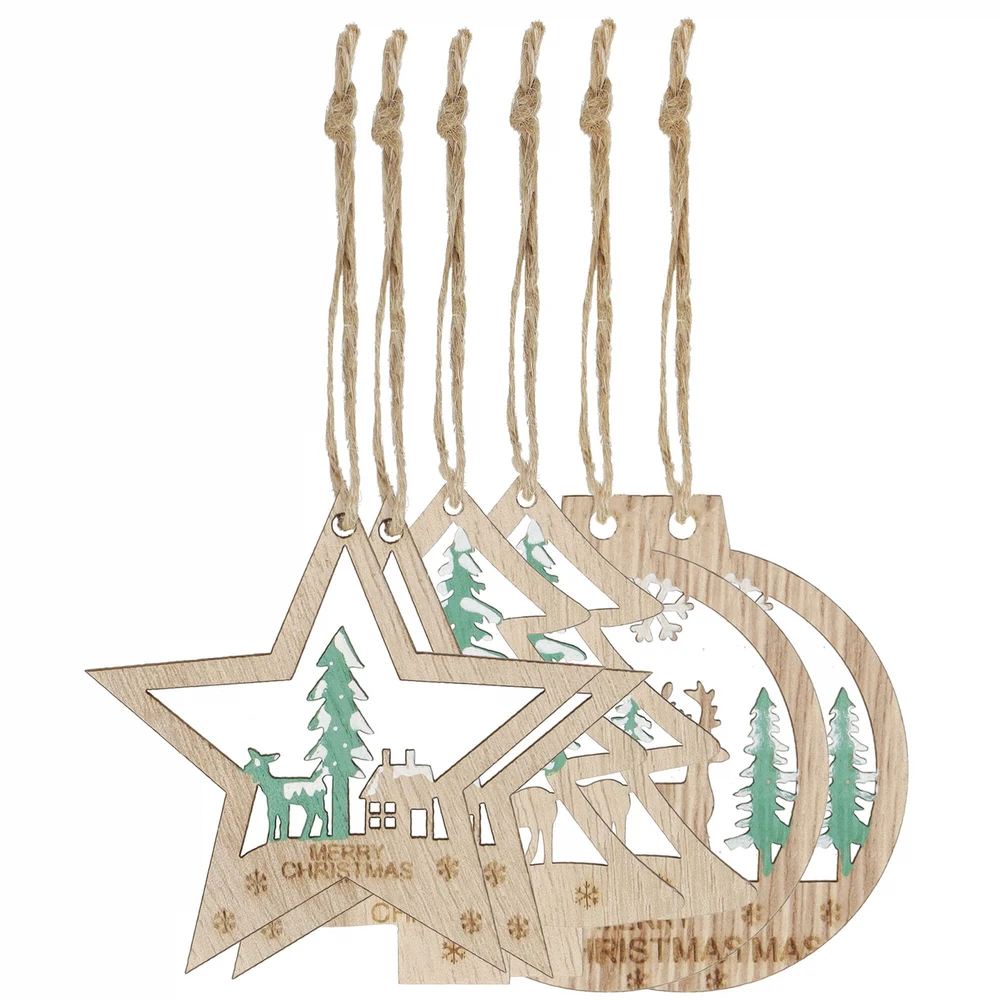 Mediniai ornamentai Springos 21x8x1 cm