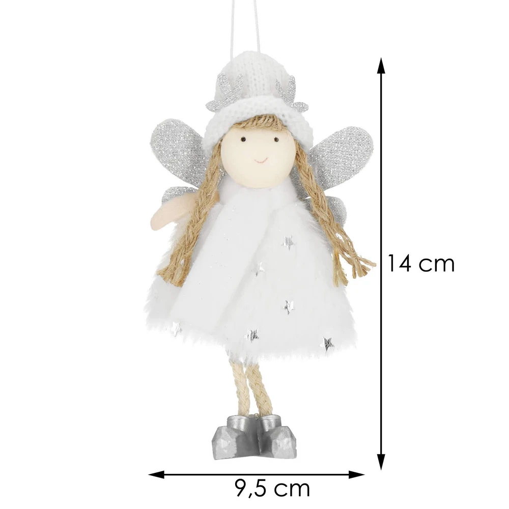 Kalėdinė puošmena Springos, angel, 14 cm