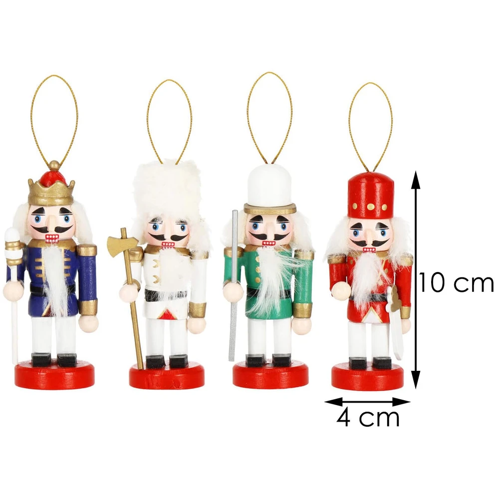 Springos CA1110 KALĖDINĖS SPRIEGTUKĖS ORRANMENTAS 10 CM 4 Vnt.