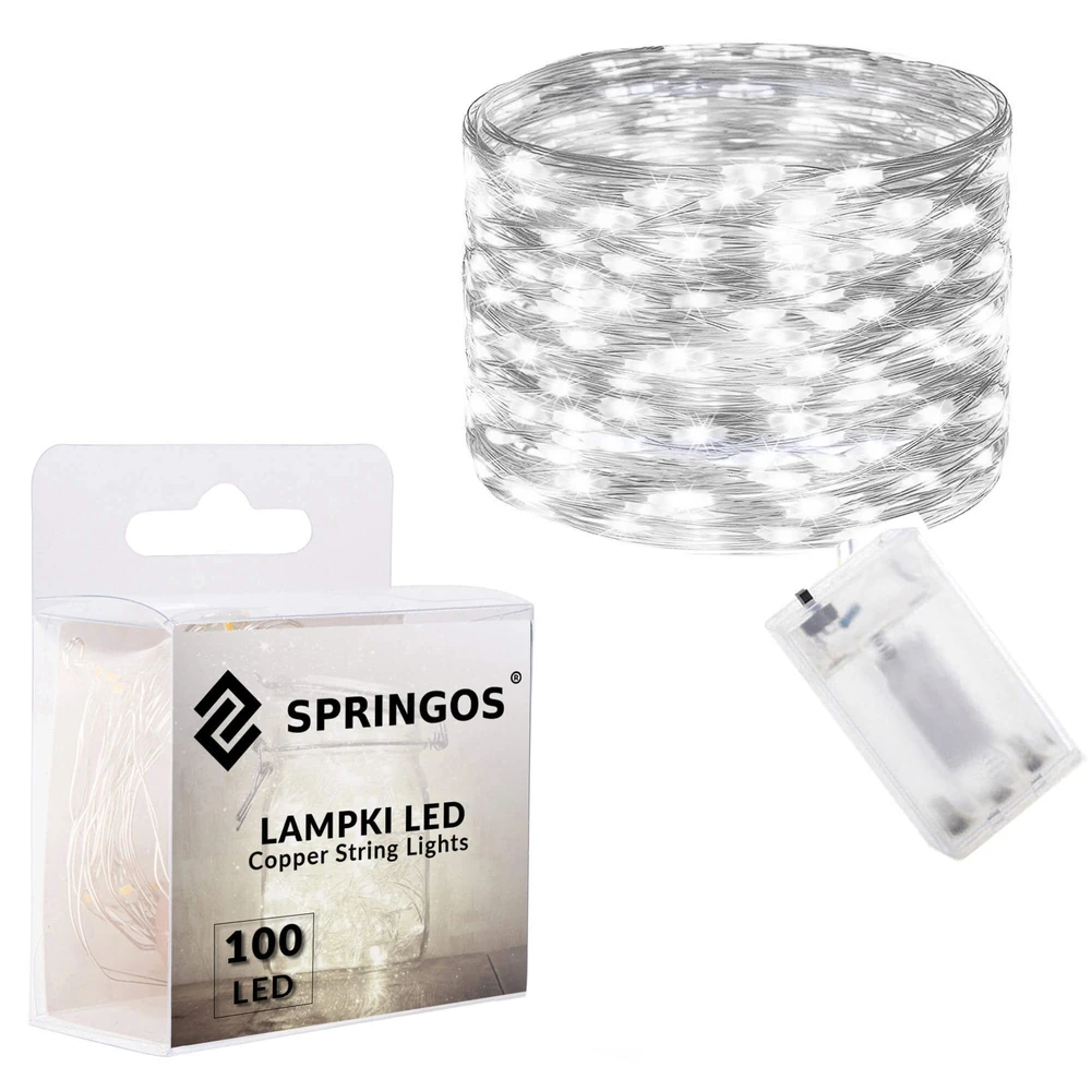 Kalėdinės lemputės Springos CL0019, 100 LED, 9,9 m