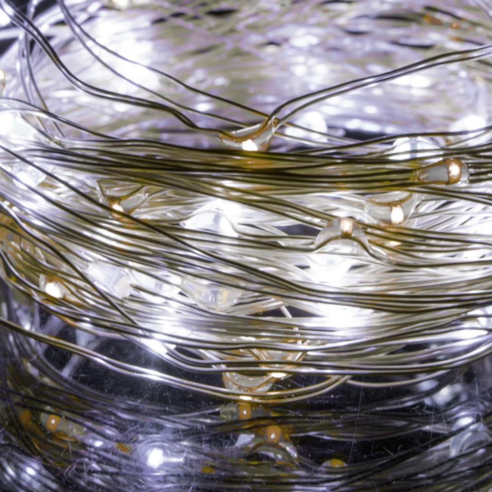 Springos LED lempučių girlianda šaltai ir šiltai balta, 100 LED, 9,9 m