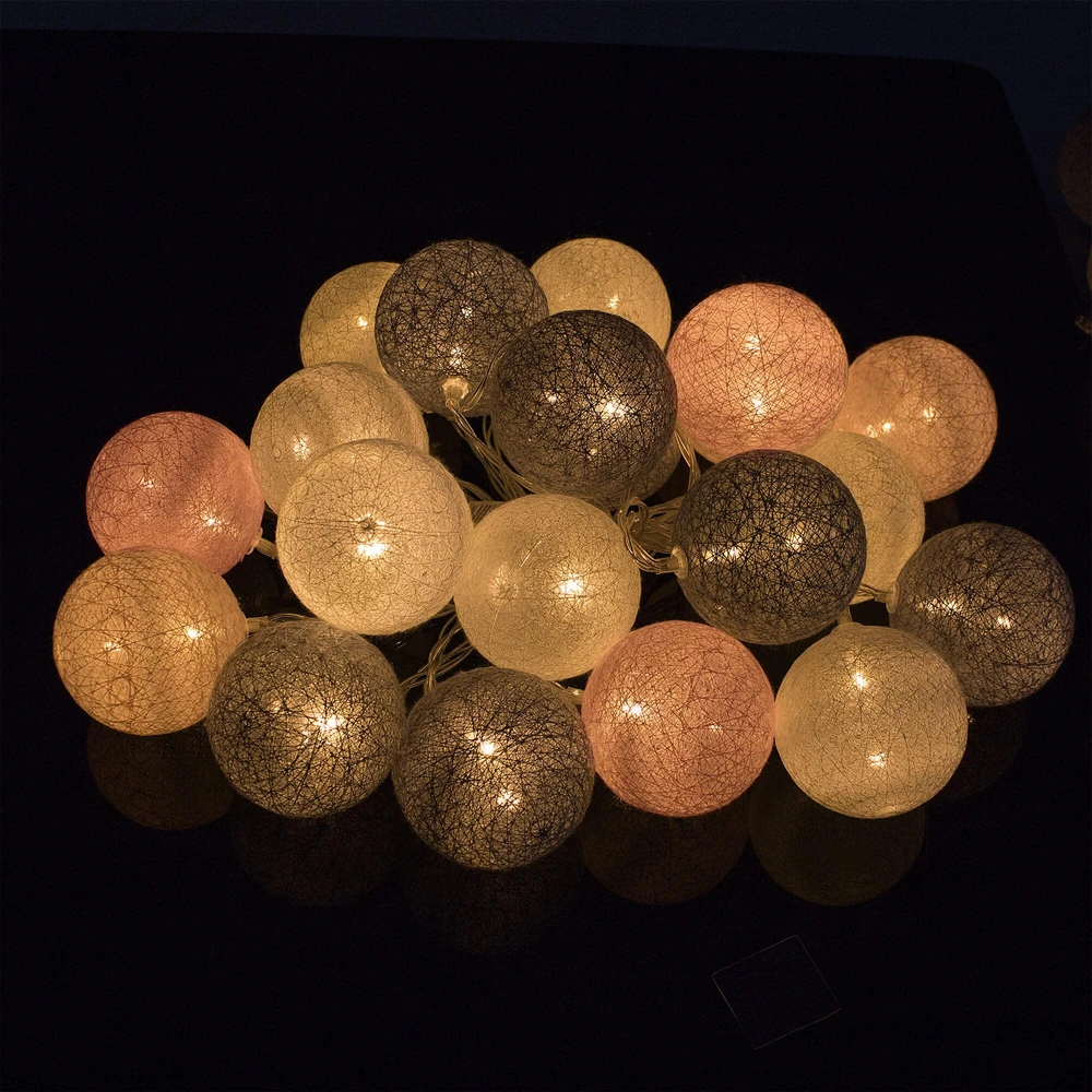 Springos Dekoratyvinė girlianda 20 LED šilta balta 4,1 m