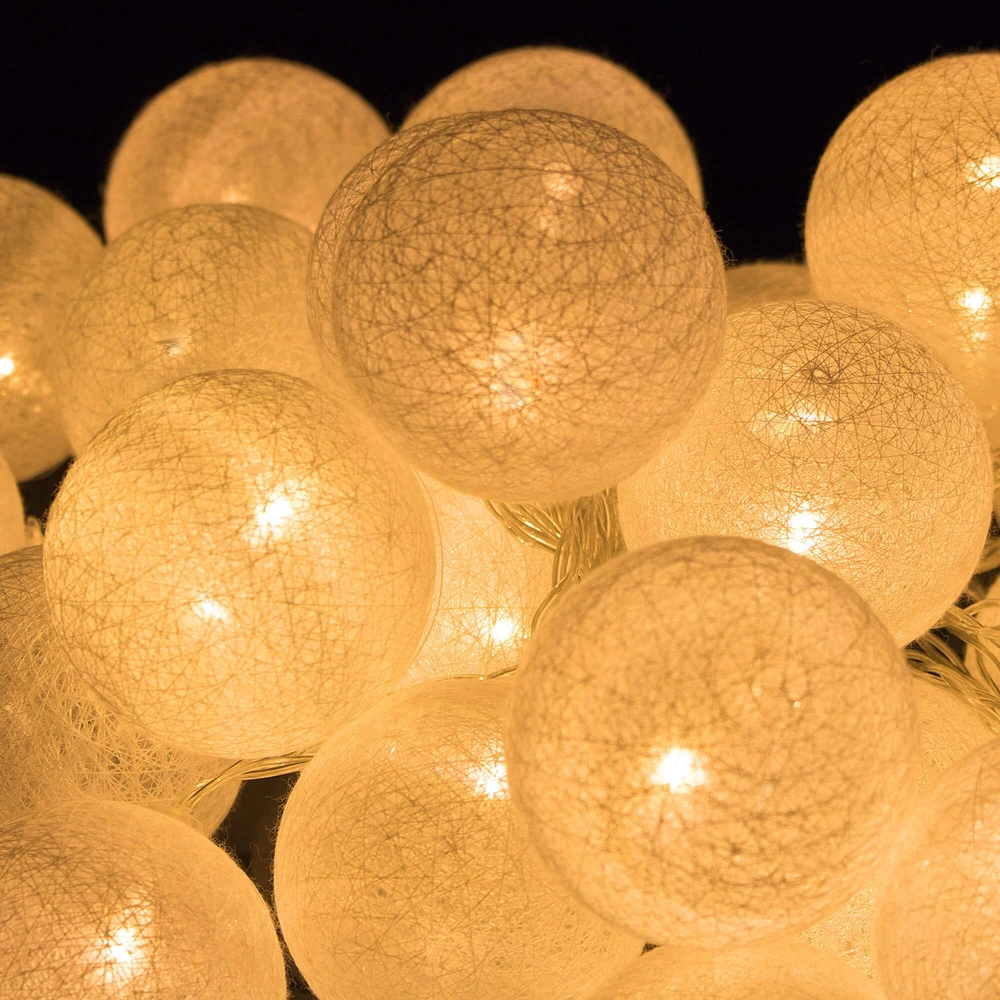Springos Dekoratyvinė šviesų girlianda 30 LED, šilta balta spalva, 6,1 m