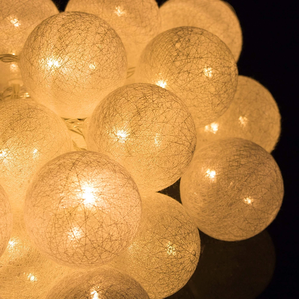 Springos Dekoratyvinė šviesų girlianda 30 LED, šilta balta spalva, 6,1 m