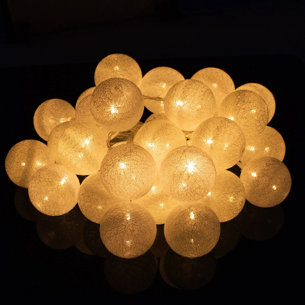 Springos Dekoratyvinė šviesų girlianda 30 LED, šilta balta spalva, 6,1 m