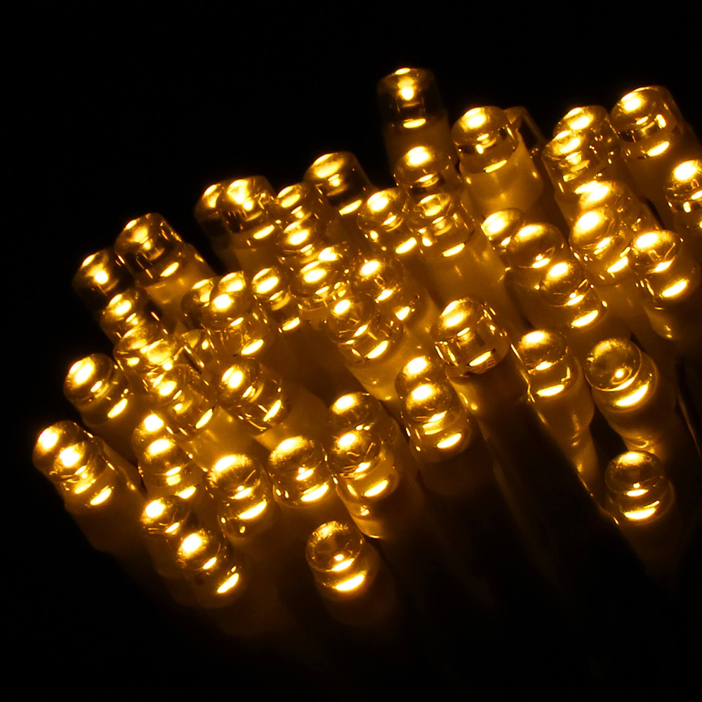 Šventinė girlianda Springos 120 LED, 9 m, šiltai balta, atspari vandeniui