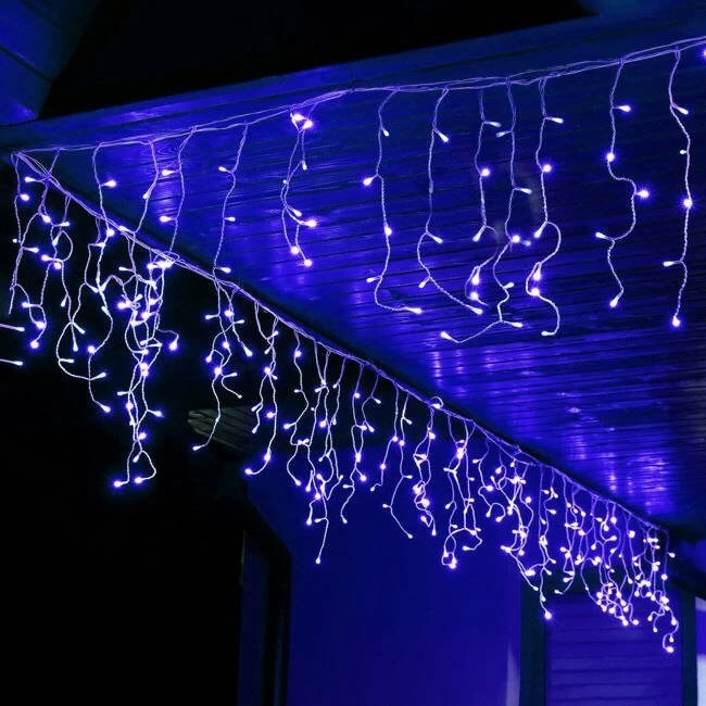 Springos Mėlyna LED girlianda varvekliai 300 LED