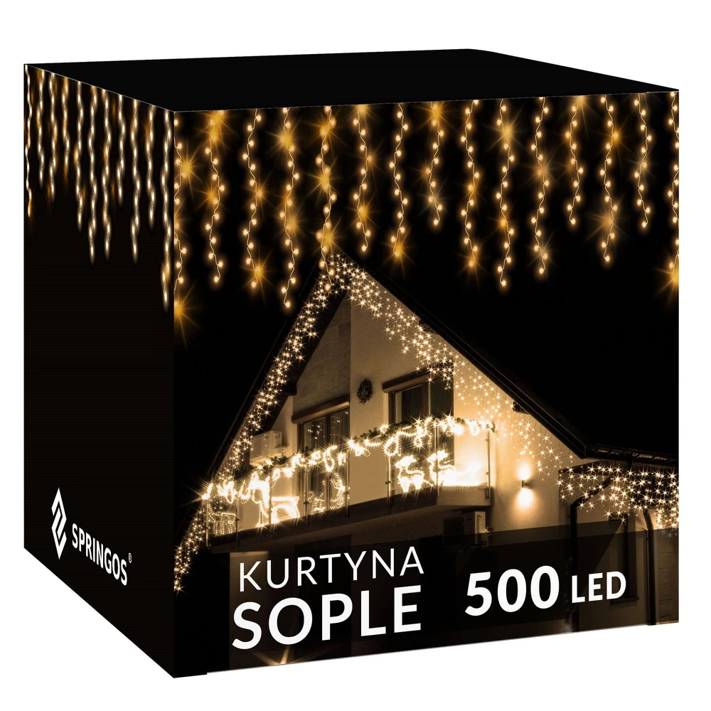 Springos Varveklio girlianda 500 LED