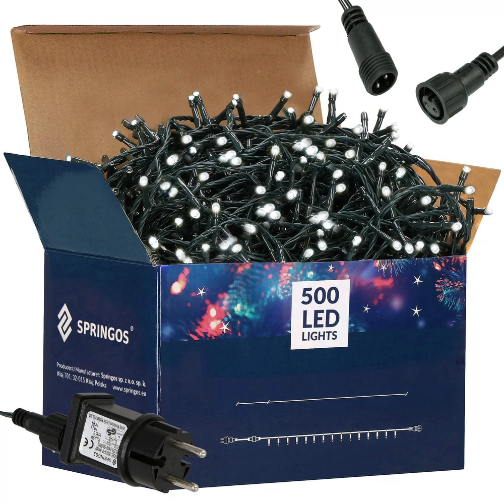 Springos Kalėdinės lemputės 500 LED