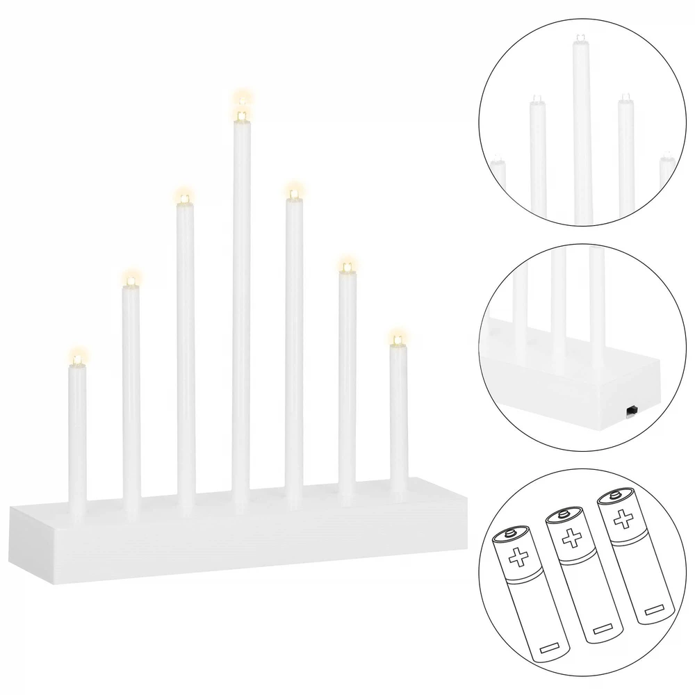 Springos dekoratyvinis LED žvakių stovas CL0851