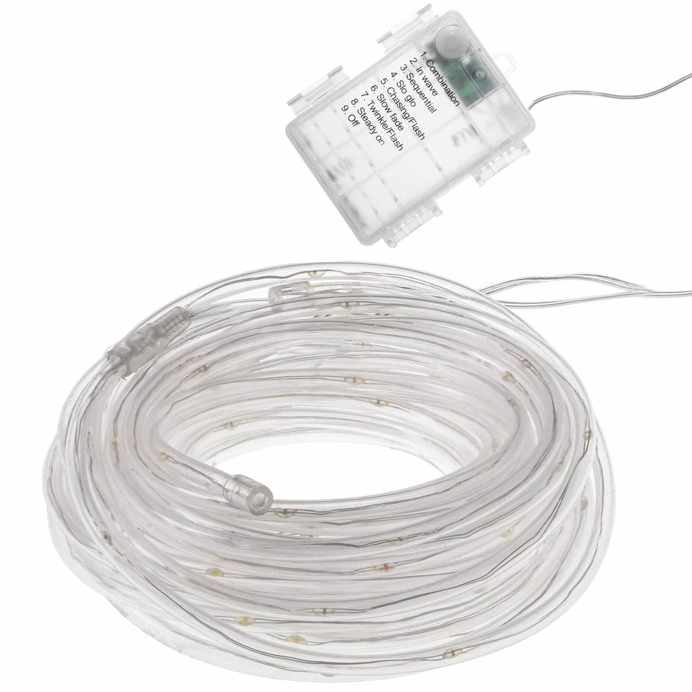 LED kalėdinė girlianda Springos, 5,7 m, daugiaspalvė, 50 LED, IP44